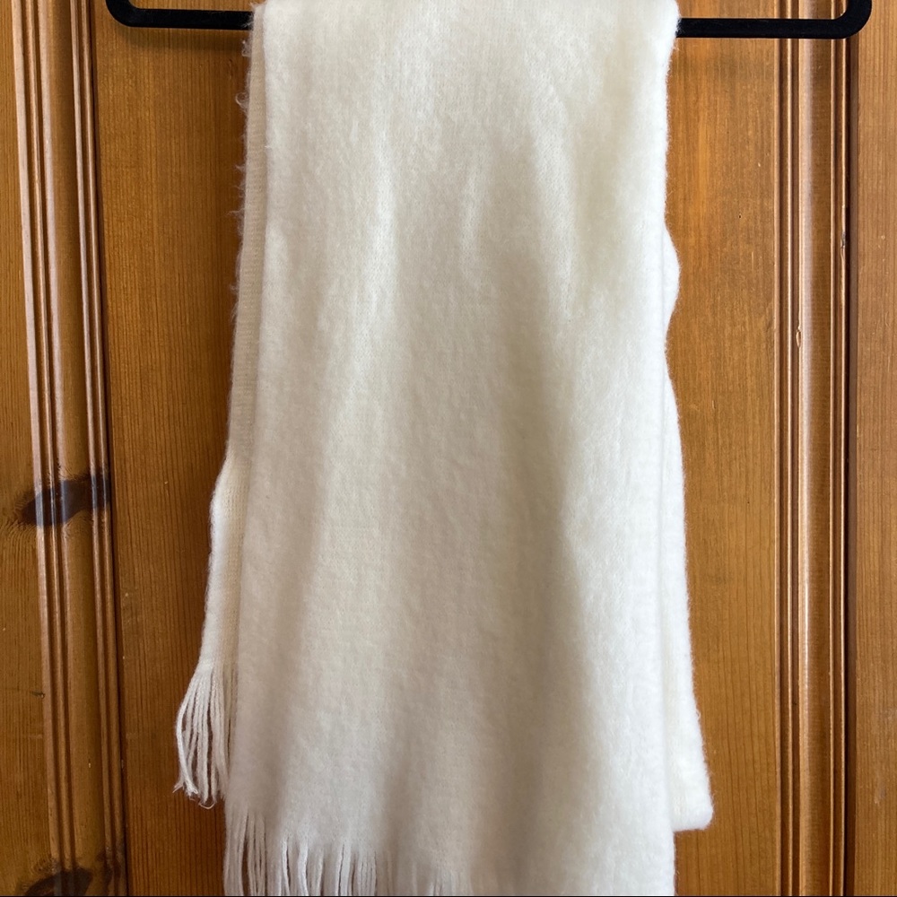 white scarf